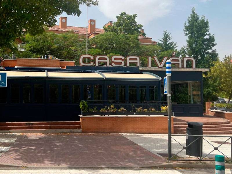 Reparación de Tejado en Restaurante CAsa Iván en Boadilla del Monte