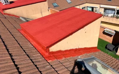 Impermeabilización de casetones en Torrelodones